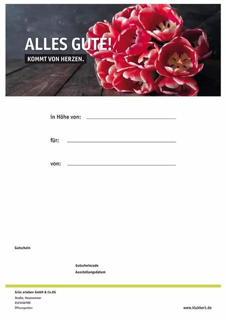 Online Gutschein