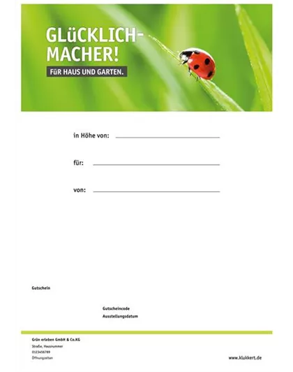 Online Gutschein