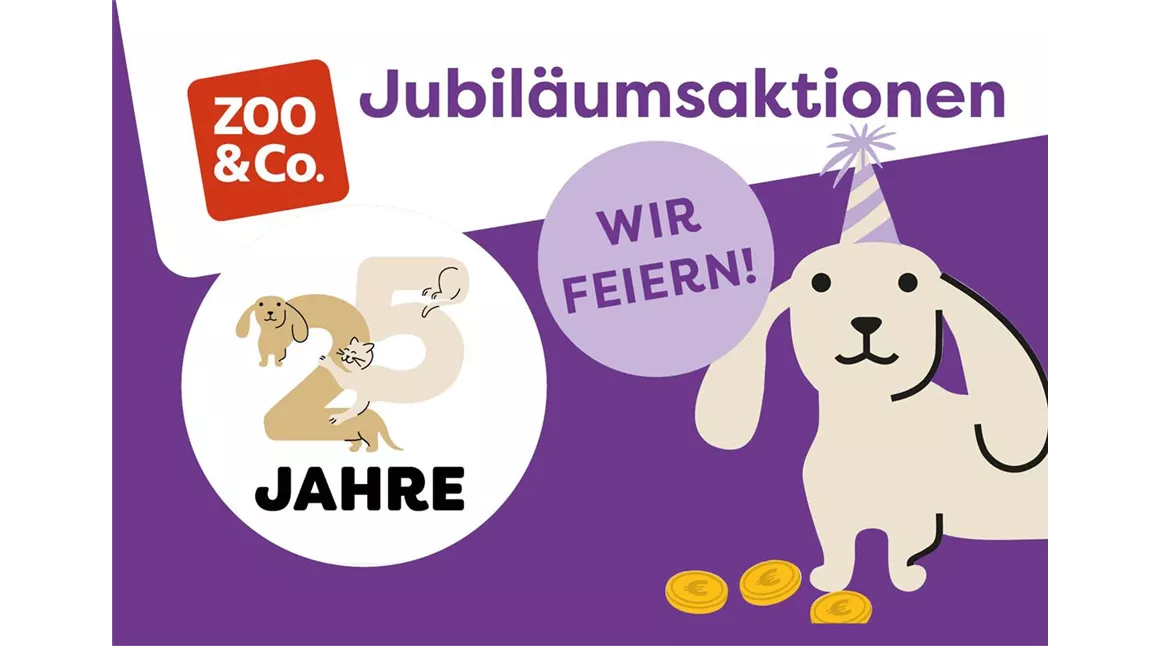 Wir feiern 25 Jahre Zoo und co - Tierfachmarkt Lingen Klukkert